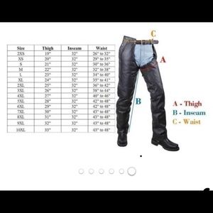 Bikers dream apparel-Women’s leather chaps